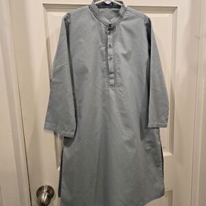 J. Kurtra Shalwar In Light Olive Green Color For 6 Year Old Boy.